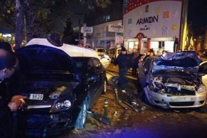 Bursa'da zincirleme kaza!