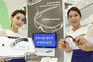 Samsung'dan d&uuml;nyanın en esnek bataryası