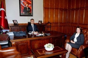 Atasoy, Vali Toprak'ı ziyaret etti