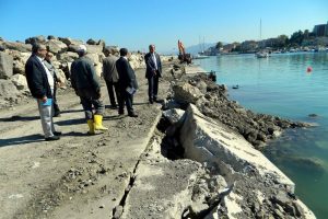 O balık&ccedil;ı barınağı onarılıyor