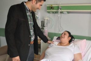 Kilo vermek i&ccedil;in Londra'dan, Samsun'a geldi