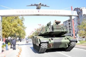 Kayseri'de 29 Ekim provası