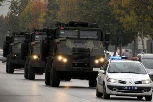 Askeri kirpi konvoyu heyacan yarattı