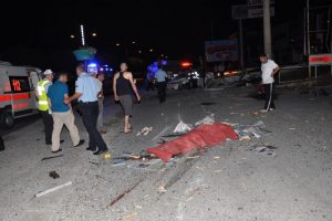 Alkoll&uuml; s&uuml;r&uuml;c&uuml;den şok savunma!