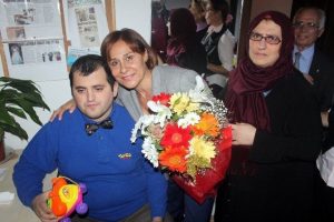 Milletvekili Kaleli, hayatını kurtardığı otistik gen&ccedil;le bir araya geldi