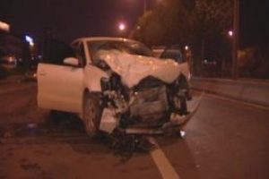 Askeri pilot trafik kazasında yaralandı