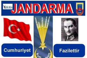 Jandarmadan Cumhuriyet Bayramı'na &ouml;zel afiş