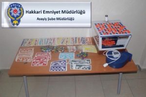 Hakkari'de tombalacı operasyonu!