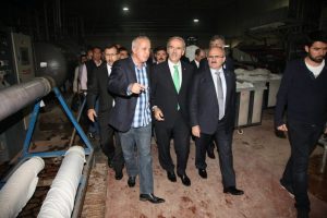Vali ve Başkan'dan fabrika denetimi!