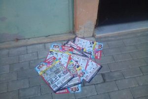 Bursa'da broş&uuml;r kirliliğine 5 bin lira ceza!