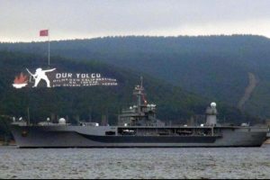ABD komuta gemisi Ege'ye a&ccedil;ıldı