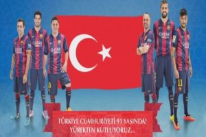 Barcelona 29 Ekim'i kutladı
