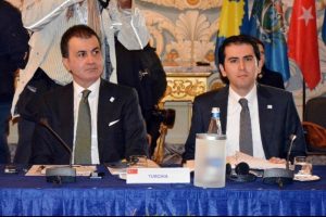 Bakan &Ccedil;elik Avrupalı mevkidaşlarına hitap etti