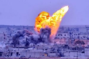 Kobani'de &ccedil;ok şiddetli patlama!