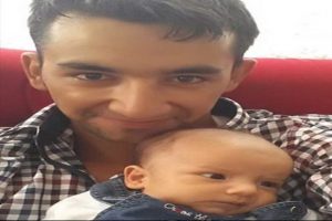 İş kazasında &ouml;ld&uuml;, oğluna doyamadı