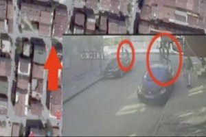 Gazi Mahallesi'ndeki cinayet &ouml;ncesi ve sonrasıyla kamerada