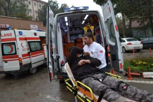 Bursa'da ucuz atlatılan iş kazası!