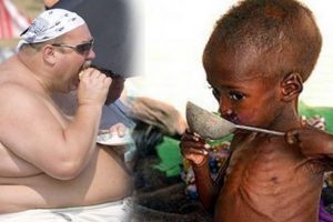 Obez sayısı a&ccedil; sayısından fazla