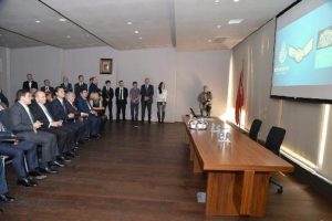 Topbaş'ı bando ile karşıladı