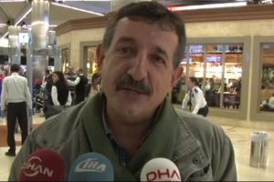 Bomba paniğinin yaşandığı u&ccedil;akta o da vardı
