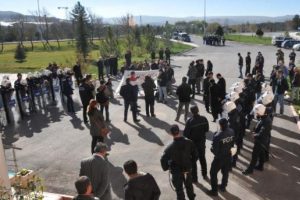 Cumhuriyet &Uuml;niversitesi'nde Y&Ouml;K protestosu