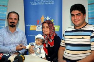 6 bu&ccedil;uk aylık bebeğe 5 bu&ccedil;uk aylık vericiden nakil