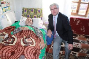 Kaymakam'dan gaziye ziyaret