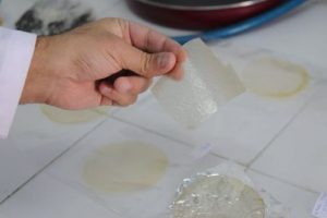 Fıstık sakızından "yenilebilir ambalaj"