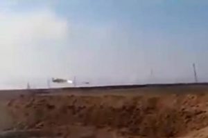 Ermeni helikopterinin Azeriler tarafından vurulması g&ouml;r&uuml;nt&uuml;lenmiş