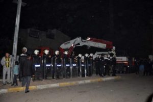 Adıyaman'da baz istasyonu gerginliği