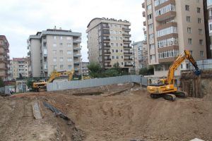 İnşaat alanı kaydı 7 apartman boşaltıldı!