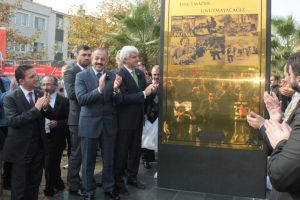 G&uuml;rsu'ya Ahıska anıtı dikildi