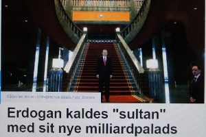 Cumhurbaşkanlığı Sarayı Danimarka medyasında
