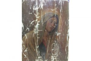 Tarihi Meryem Ana tablosu ele ge&ccedil;irildi