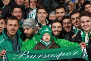 Bursaspor taraftarlarından muhteşem destek!