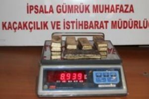 Otomobilin havalandırmasında 9 kilogram...