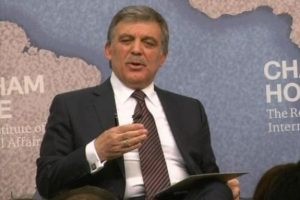 Chatham House'da konuştu