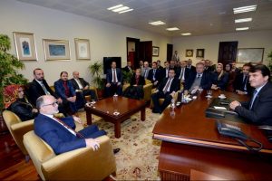 Yılmaz, Başkan D&uuml;ndar'ı ziyaret etti