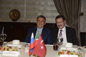 Tataristan Cumhurbaşkanı'nı ağırladı