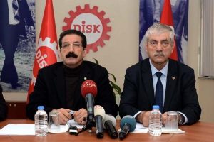 DİSK ve KESK'ten mitinge &ccedil;ağrı a&ccedil;ıklaması