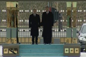 Putin Cumhurbaşkanlığı Sarayı'nda