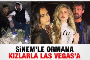 İbrahim &Ccedil;elikkol Las Vegas'ta Sinem Kobal'ı unuttu...