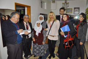 Bursagaz sobadan zehirlenen aileleri ziyaret etti