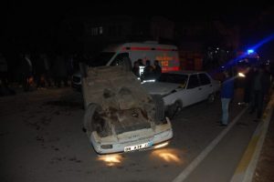 Bu otomobilden burnu bile kanamadan &ccedil;ıktı