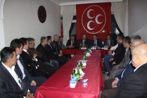 Temelli'den MHP'ye veda ziyareti