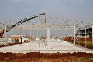 UNICEF'ten Suriyelilere 2 prefabrik okul