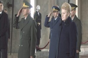 Litvanya Cumhurbaşkanı Anıtkabir'de