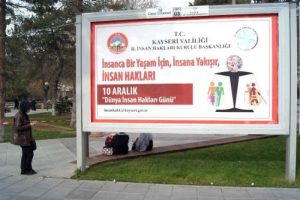 Kayseri Valiliği'nden 10 Aralık İnsan Hakları G&uuml;n&uuml; ilanı