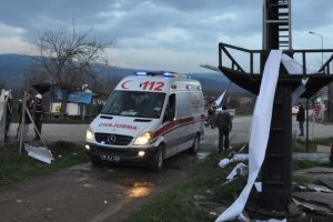 Bursa'da iş&ccedil;i y&uuml;ksek gerilim hattına kapıldı