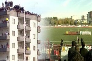 Cizre'de stat dışından sahaya patlayıcı atıldı!